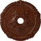 Ekena Millwork Attica with Rose Medallion (Canopies up to 4 1/2"), 26"OD x 3 3/4"ID x 1 1/2"P, Burnished Mahogany CM26ATBMC - alternate 1